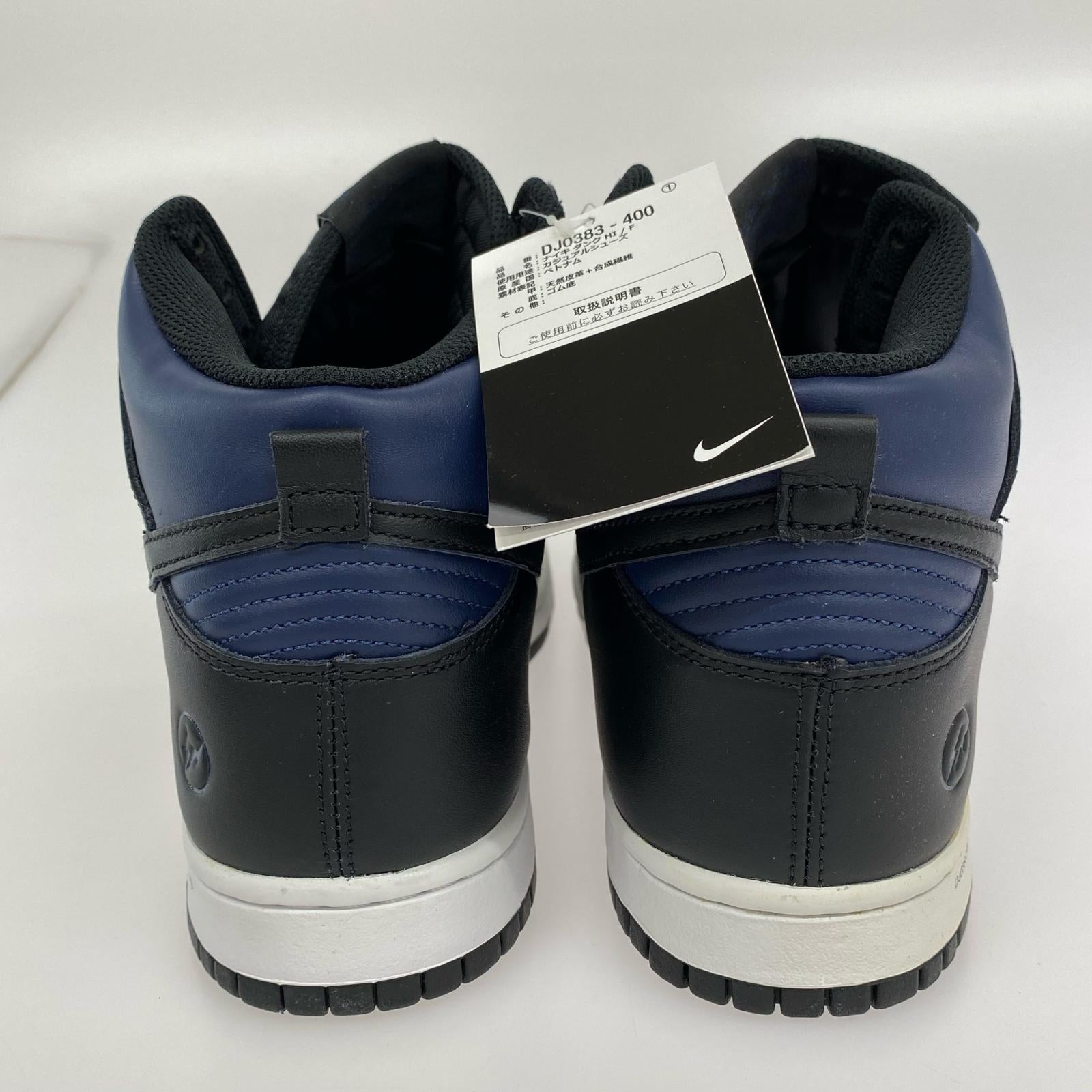 スニーカー DJ0383-400/DUNK HI/F/FRAGMENT/紺黒/28.5 28.5cm (US10 1/2 UK10 EU47)