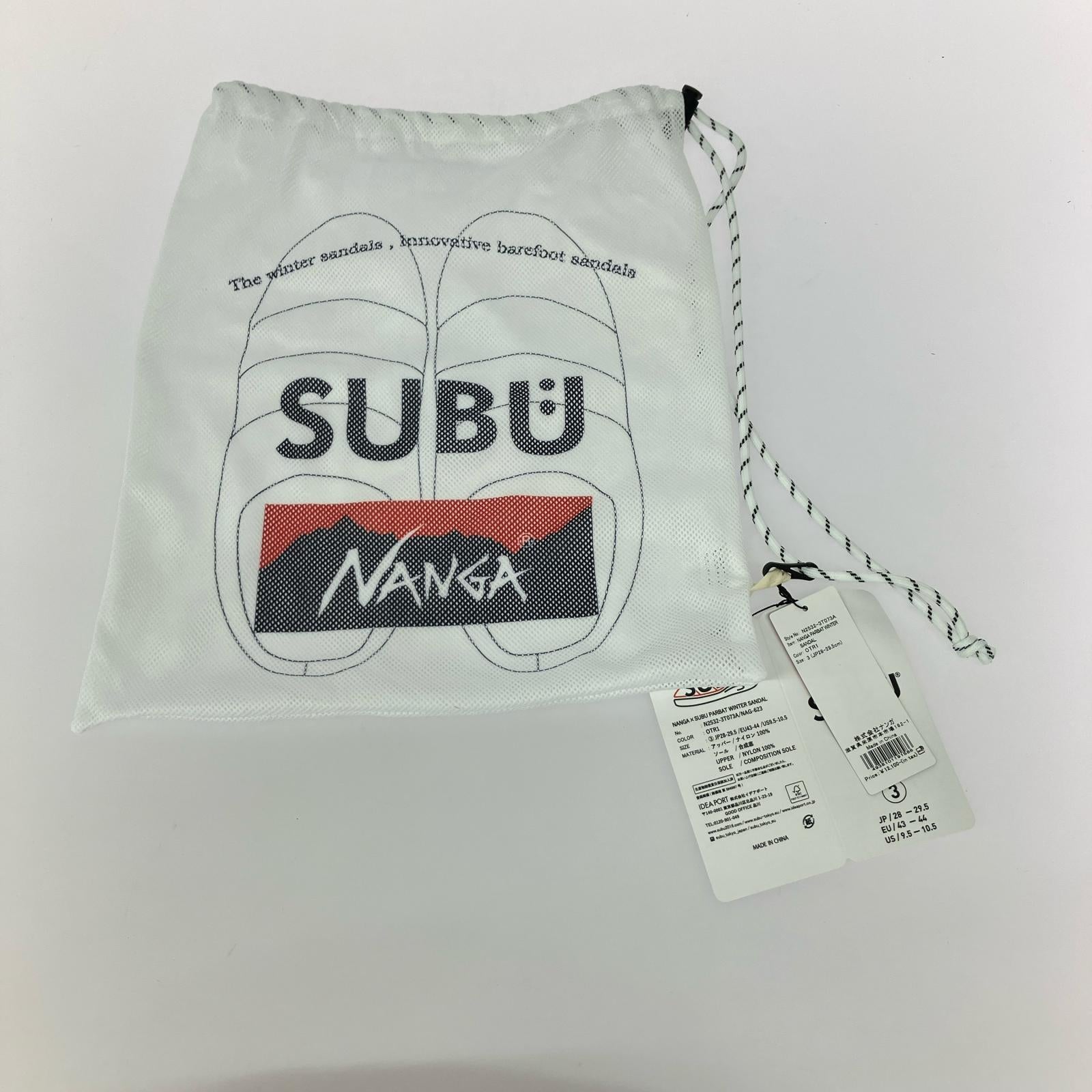 その他靴 SUBU/NANGA/PARBAT WINTER SANDAL/総柄 マルチカラー