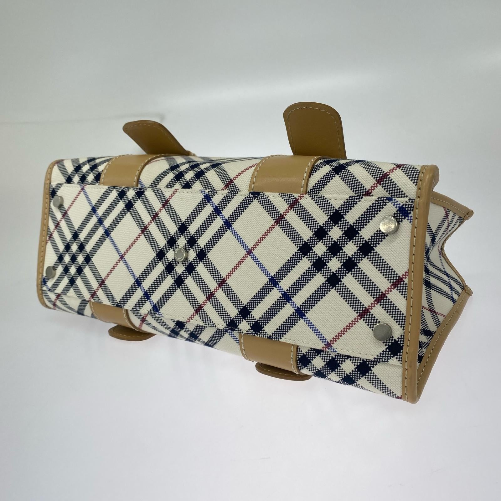 ハンドバッグ BURBERRY BLUE LABEL ハンドバッグ チェックIV/LBG ベージュ