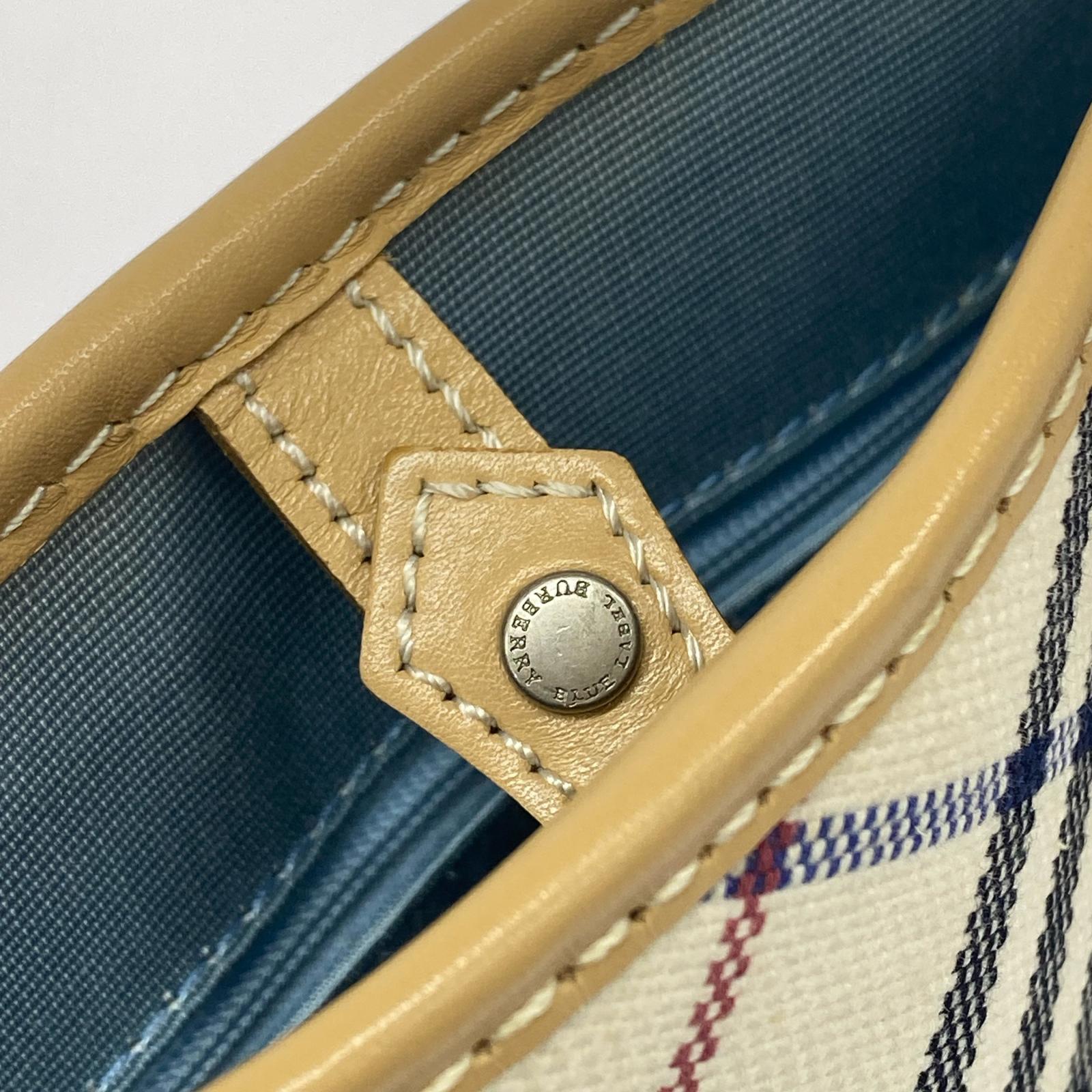ハンドバッグ BURBERRY BLUE LABEL ハンドバッグ チェックIV/LBG ベージュ