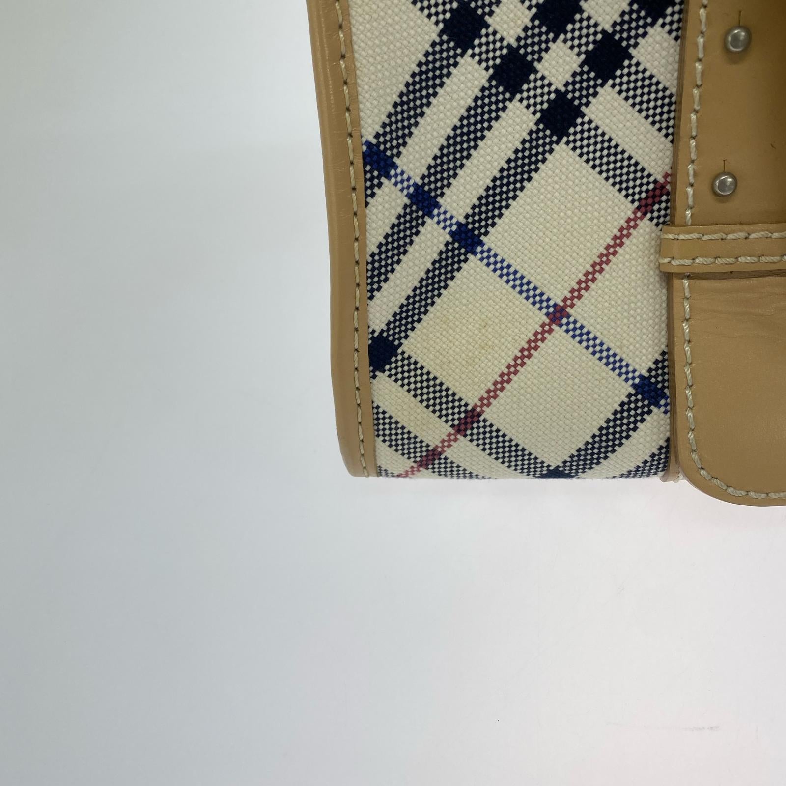 ハンドバッグ BURBERRY BLUE LABEL ハンドバッグ チェックIV/LBG ベージュ