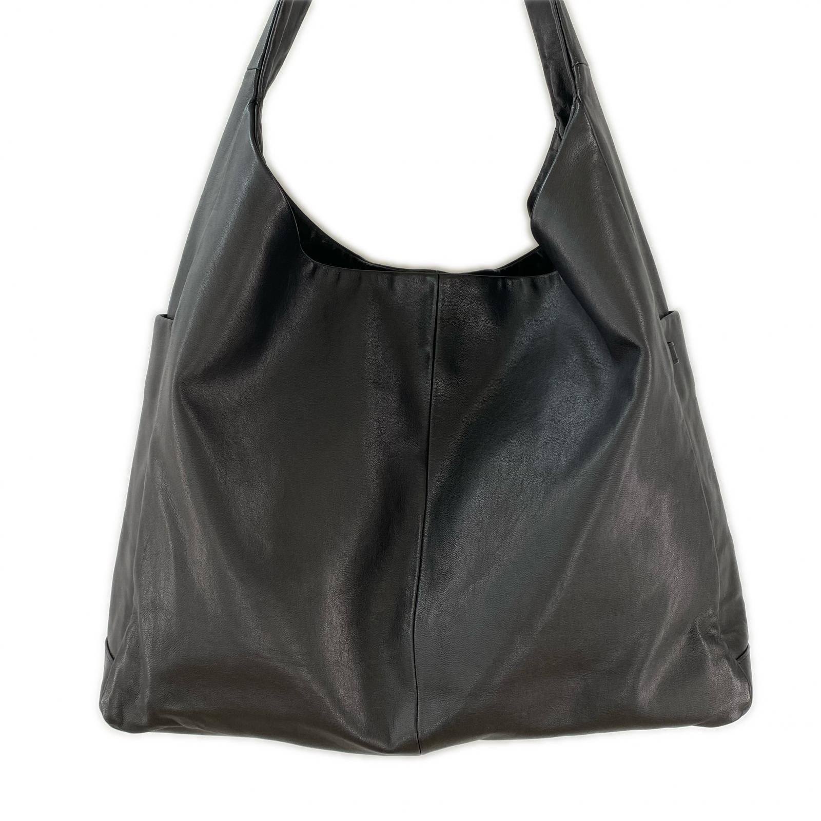 その他バッグ 24SS leather shoulder bag ブラック