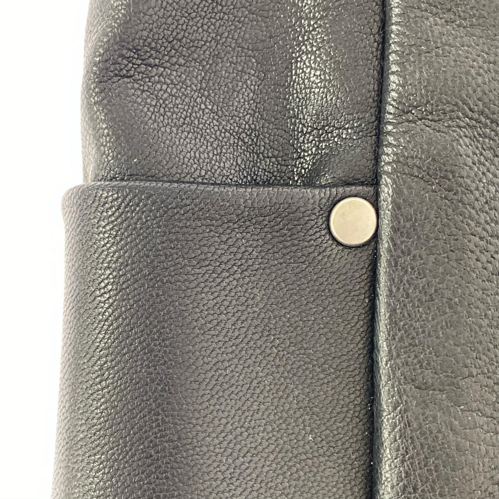 その他バッグ 24SS leather shoulder bag ブラック