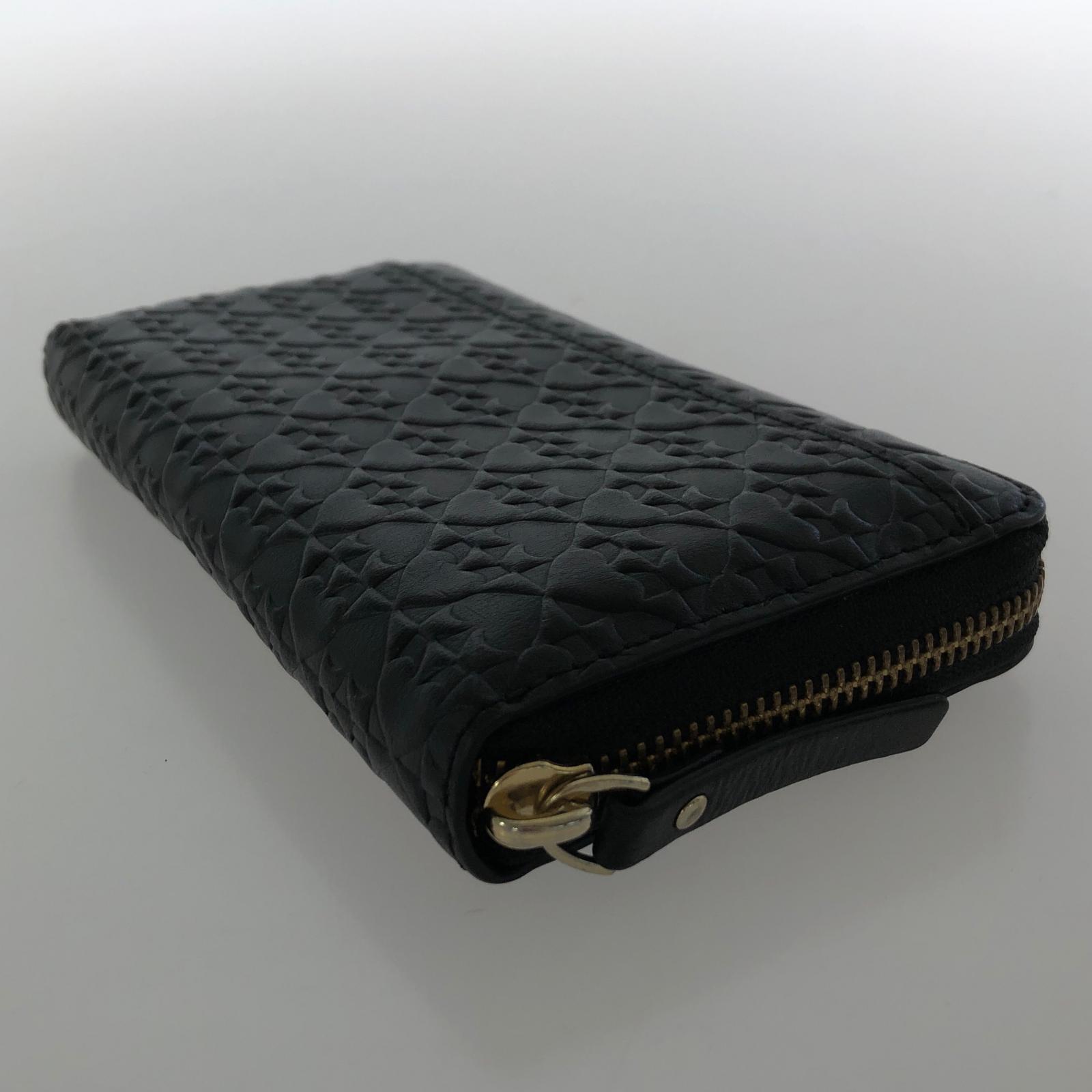 長財布 kate spade new york スペードエンボス 長財布 黒 ブラック