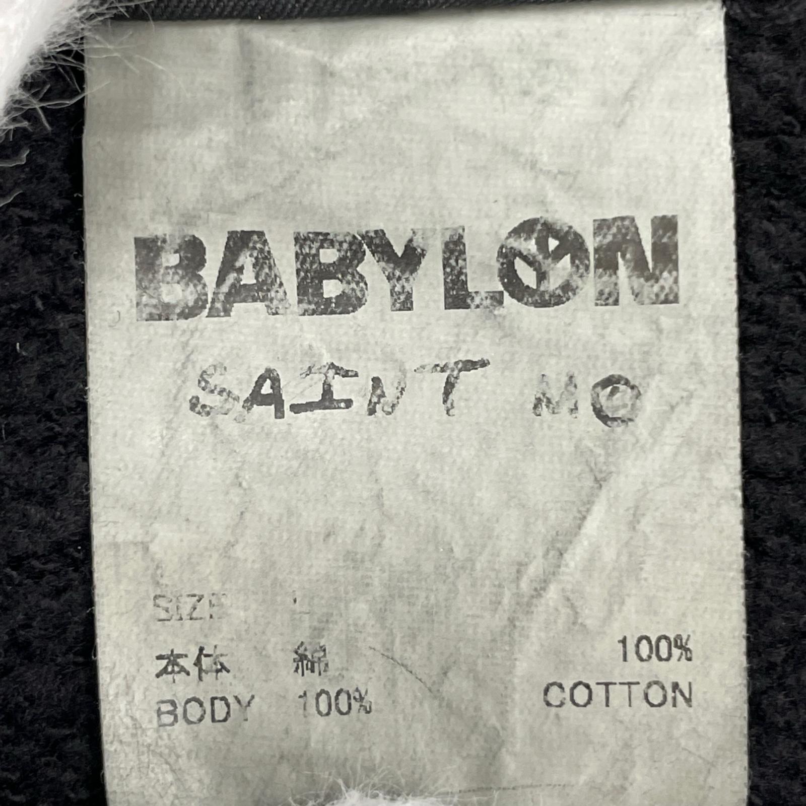 パーカー 25AW BBLN HOODIE/SAINT BABYLON ブラック
