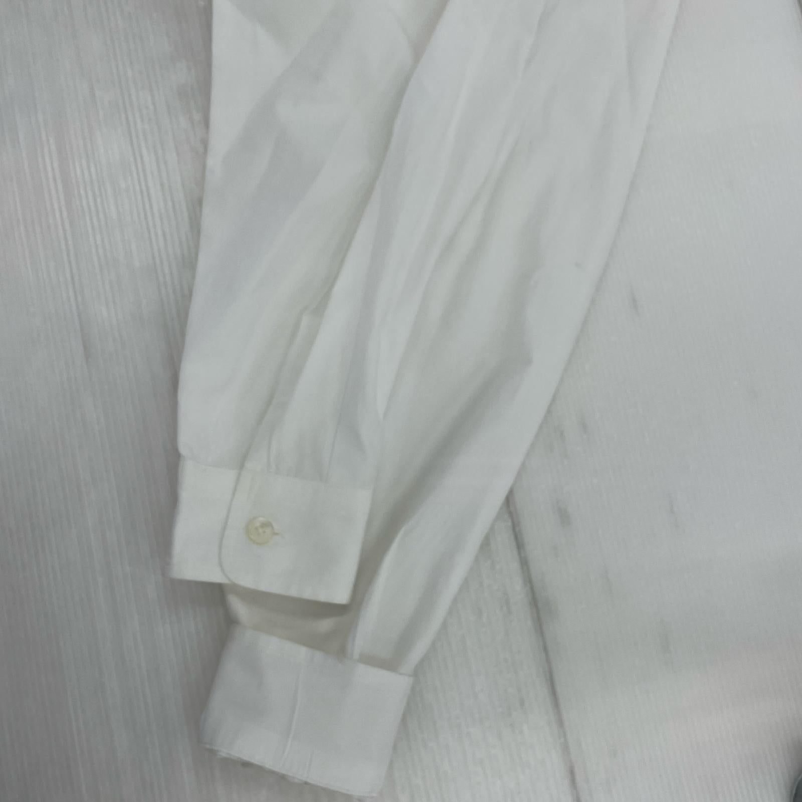 長袖シャツ AURALEE WASHED FINX TWILL BIG SHIRT 4 白 4 ホワイト