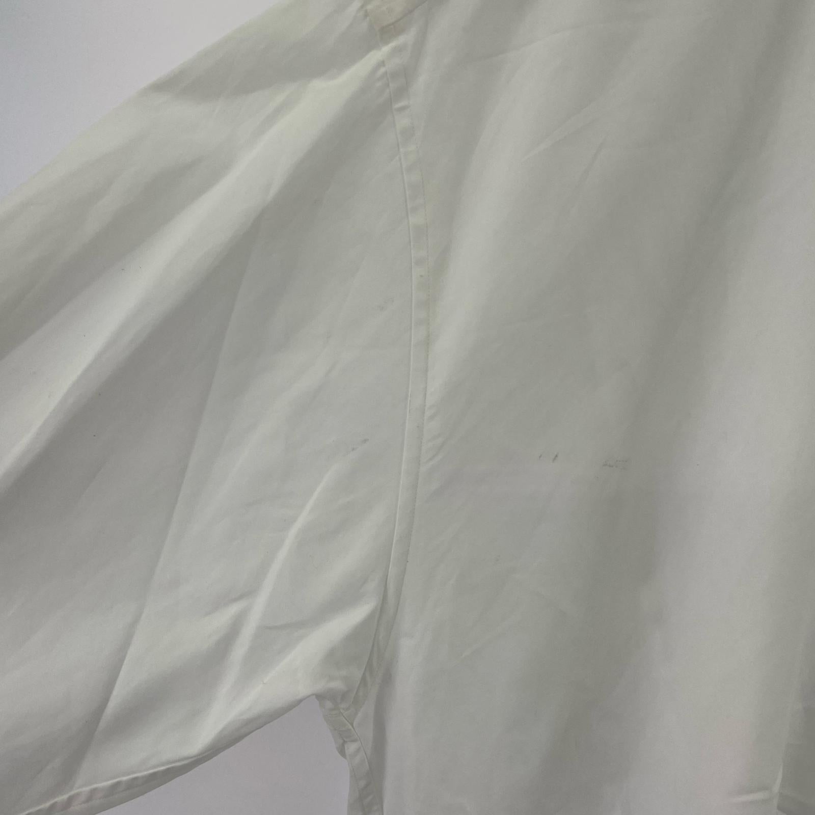 長袖シャツ AURALEE WASHED FINX TWILL BIG SHIRT 4 白 4 ホワイト
