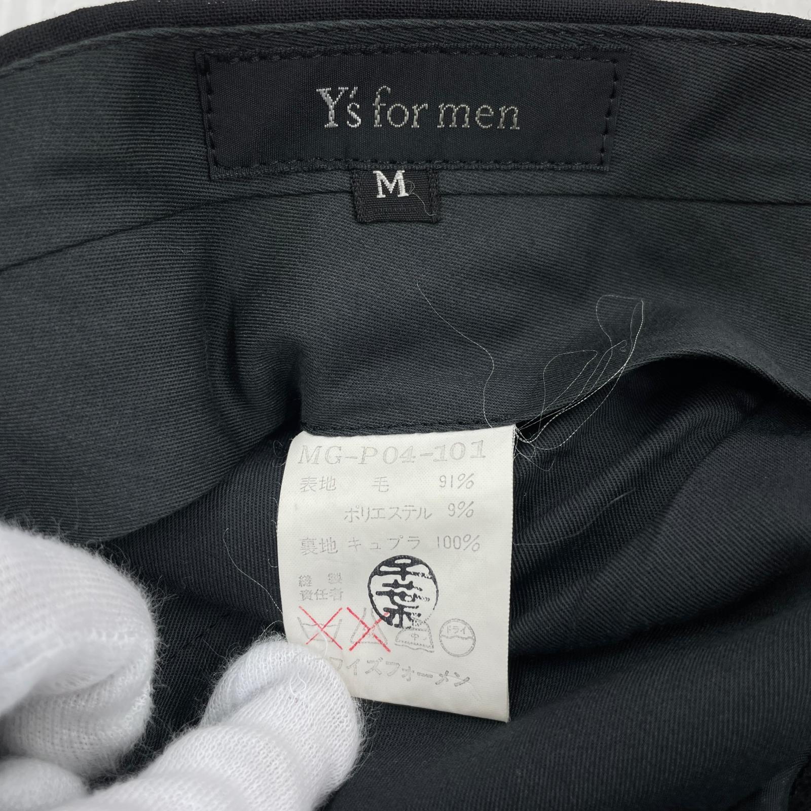 パンツ ウールタックパンツ ブラック M M ブラック