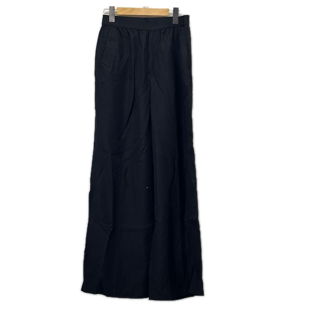 24AW Black lyocell trousers 44