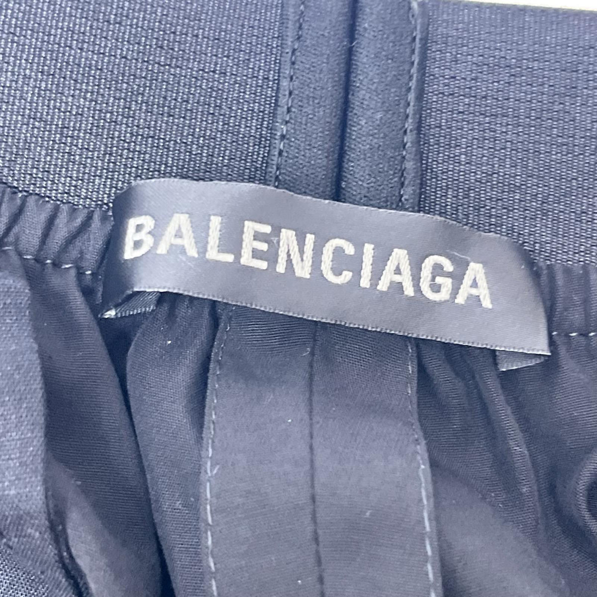 24AW Black lyocell trousers 44