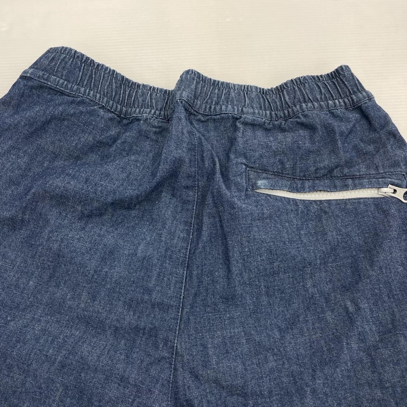 ショートパンツ Bermuda Shorts Chambray Canvas 28 ネイビー