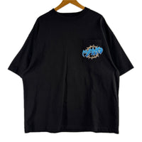 半袖Ｔシャツ MAYO ﾊﾞｯｸ刺繍 ｵｰﾊﾞ‐ Tee 黒 L L ブラック