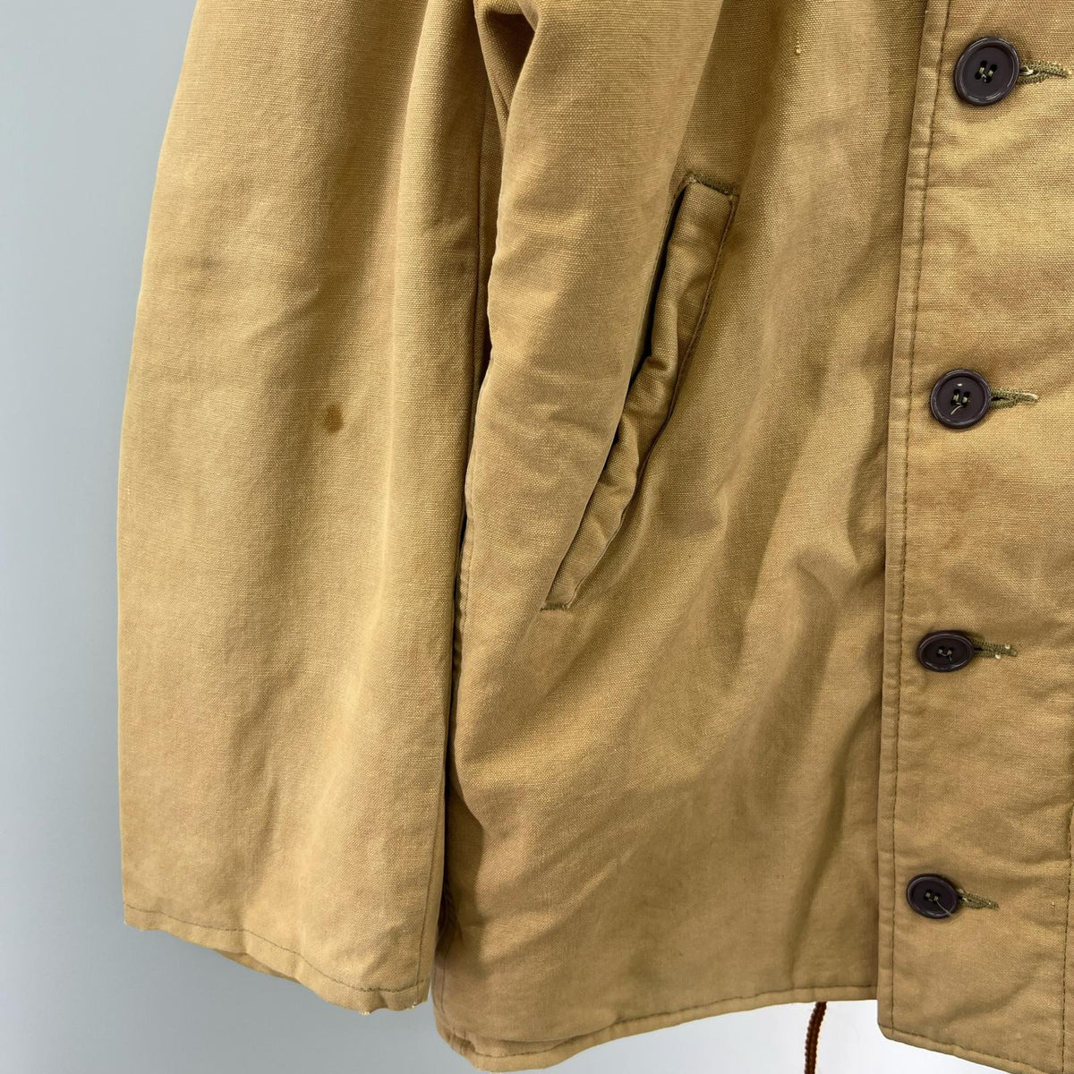 ミリタリージャケット SPIEWAK Golden Fleece N-1 ﾃﾞｯｷｼﾞｬｹｯﾄ 38 ブラウン