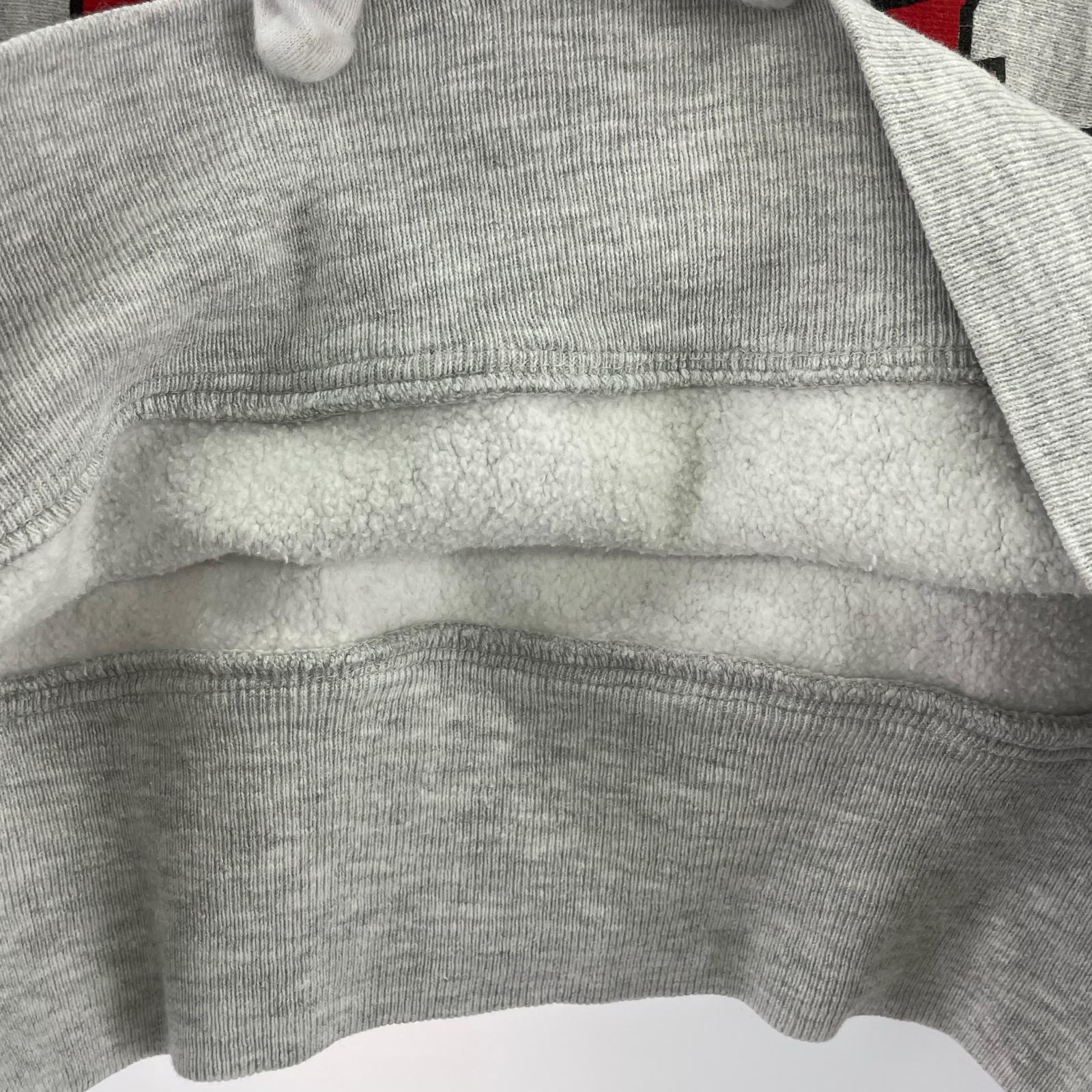 スウェット 再構築 カレッジ バックジップ グレー