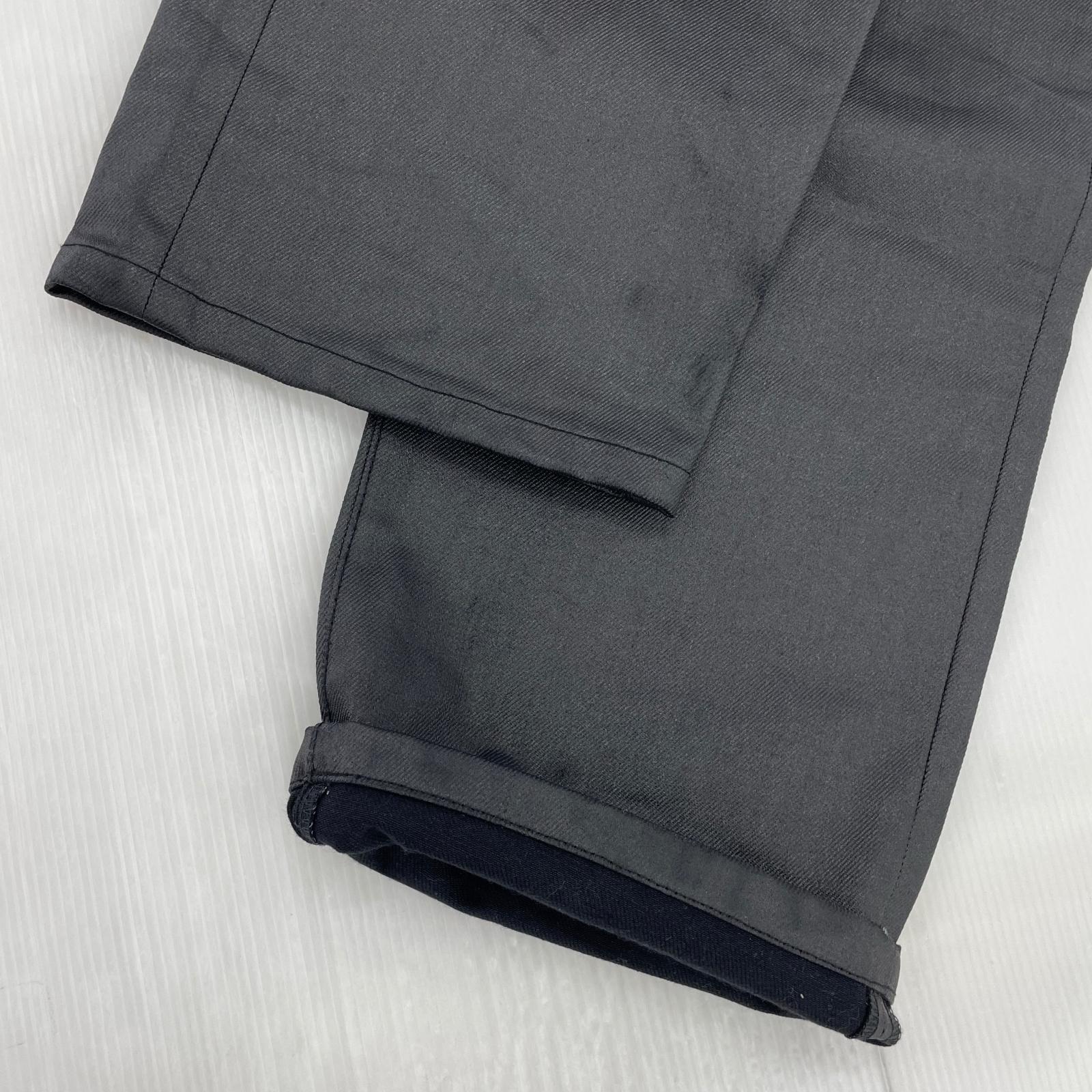 パンツ Omar Afridi×VUJA DE Noir Coated Denim コーティングデニム 46 ブラック 46 ブラック