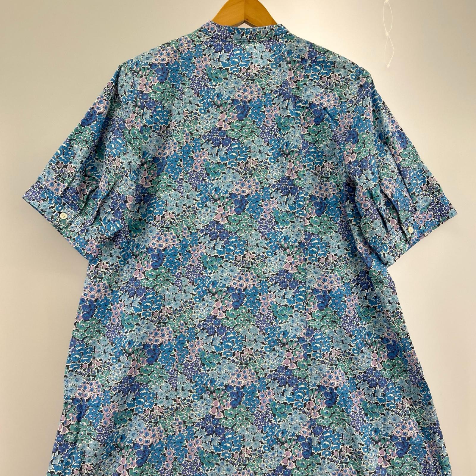 ワンピース AFTERNOONTEA WARDROBE ﾘﾊﾞﾃｨﾌﾟﾘﾝﾄ ﾜﾝﾋﾟｰｽ ブルー