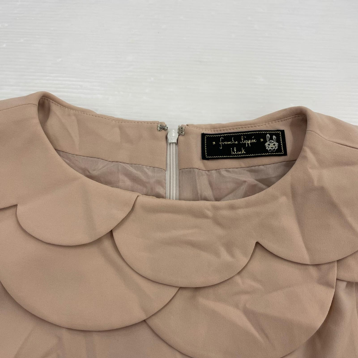 ワンピース ｽｶﾗｯﾌﾟｶﾗｰ ﾜﾝﾋﾟｰｽ M ベージュ