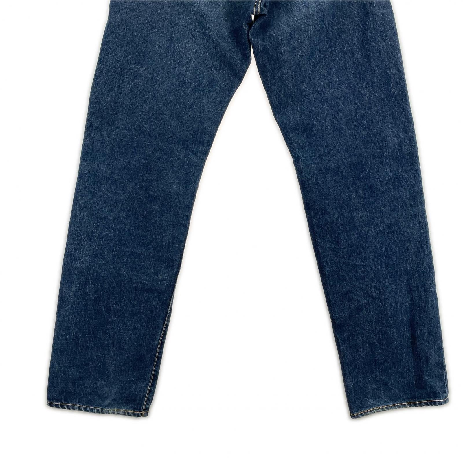 デニムパンツ 2504XX 水牛パッチ カモメ シンチバック Ｗ30 30 ブルー