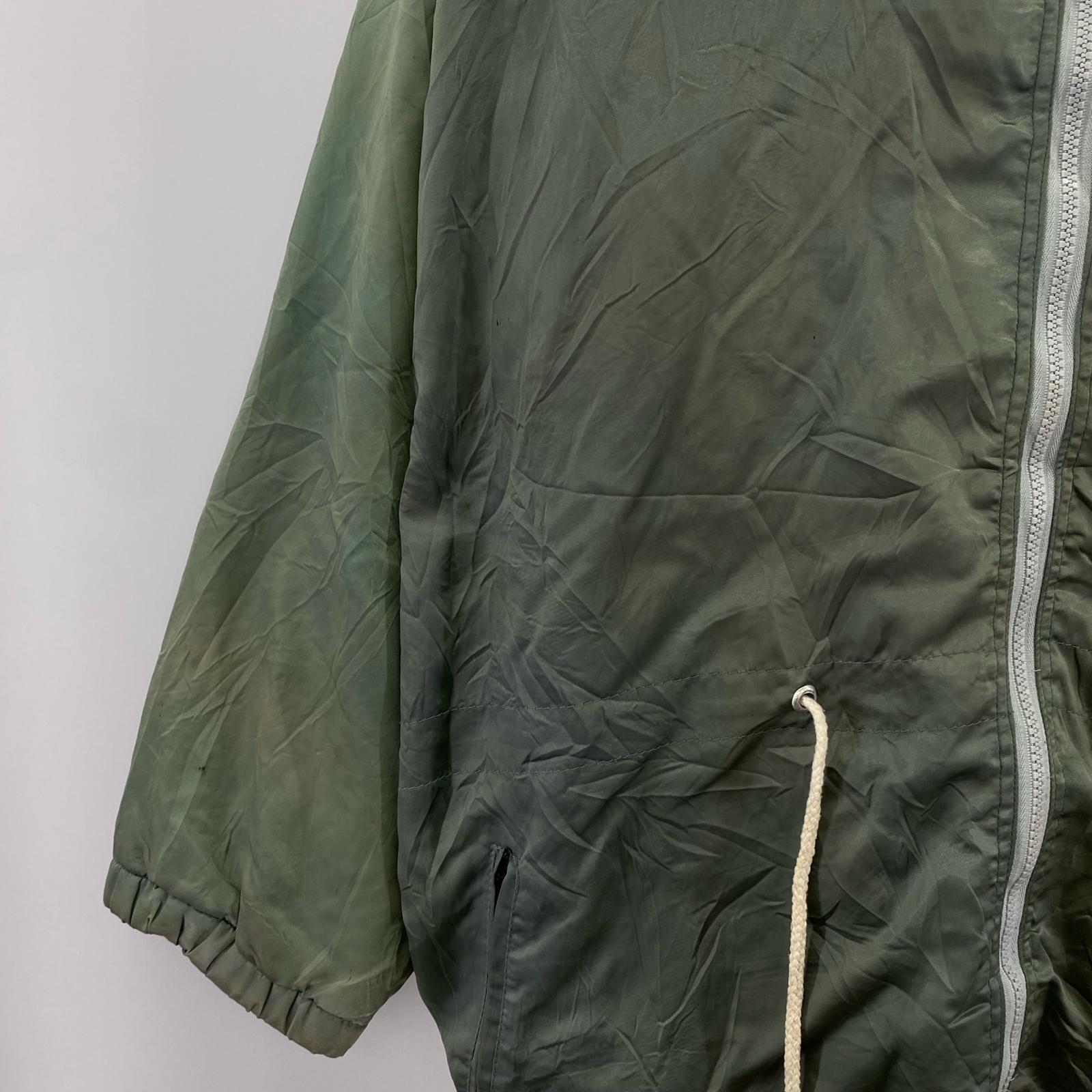 ジャケット OLD adidas/ナイロンジャケット カーキ