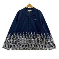 長袖シャツ 24ss Adonis Camp Collar Shirt/サイズL L ネイビー