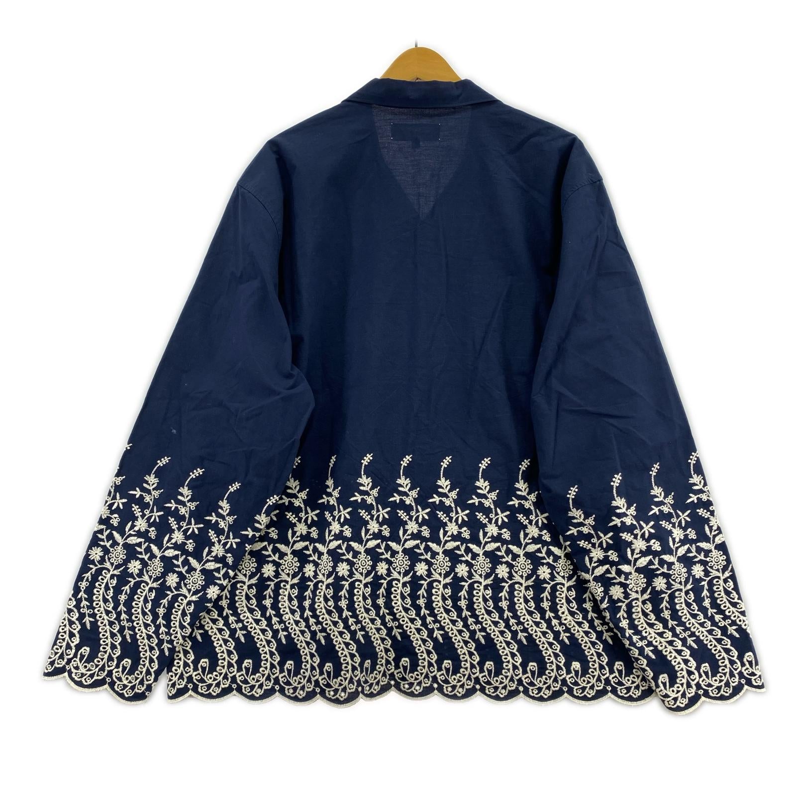 長袖シャツ 24ss Adonis Camp Collar Shirt/サイズL L ネイビー