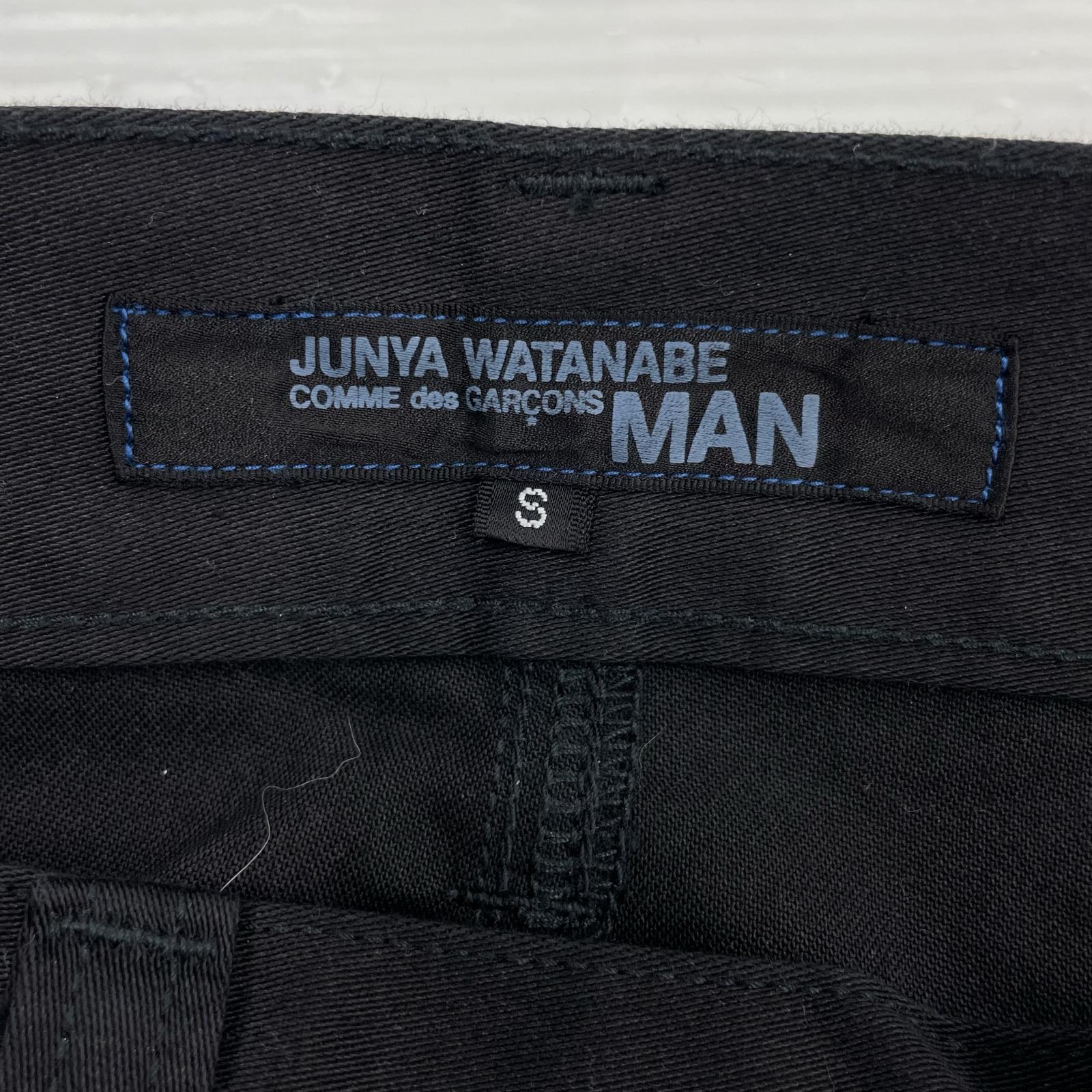 パンツ JUNYA WATANABE MAN 20AW 後染め立体裁断チノパンツ S ブラック S ブラック