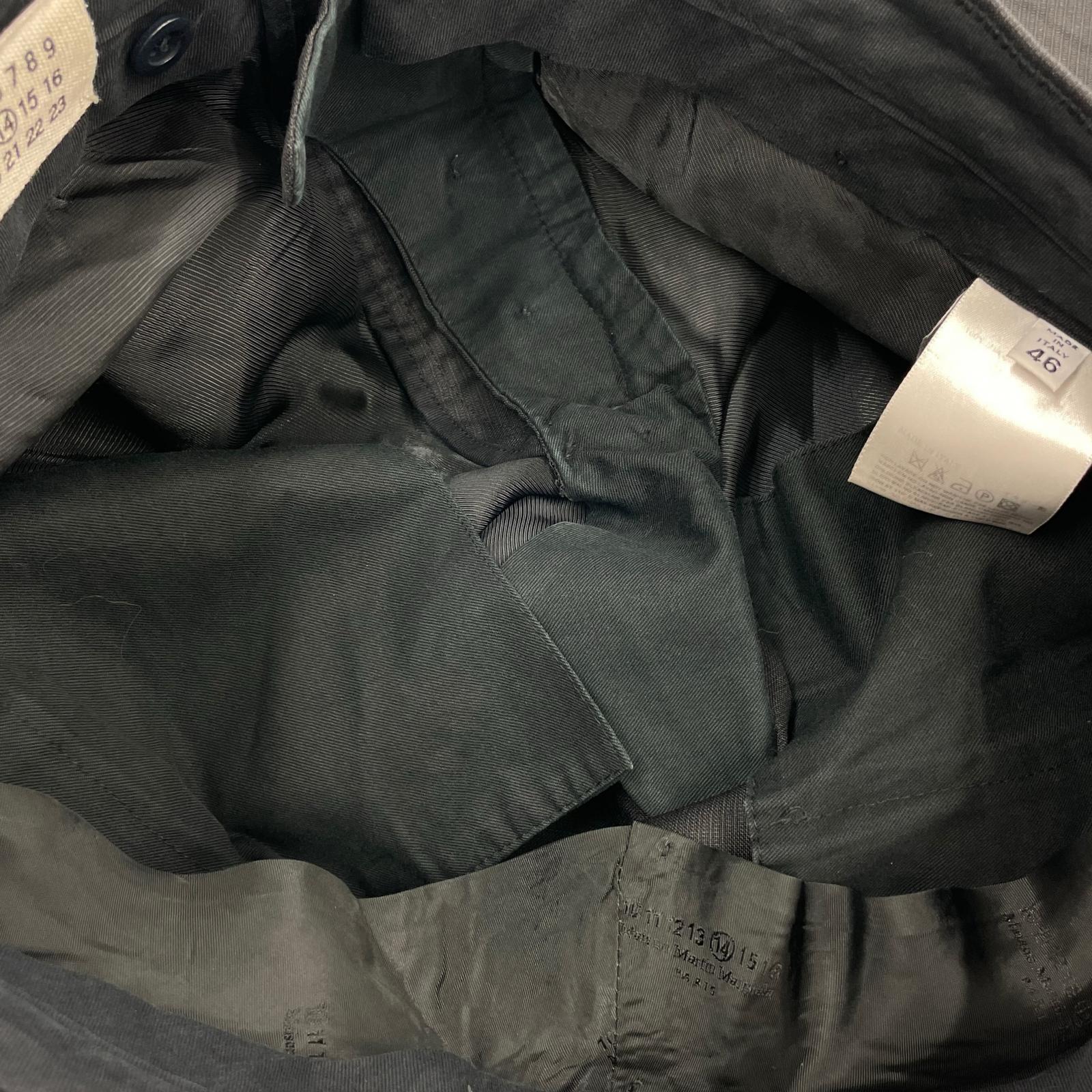 パンツ MARTIN MARGIELA ここのえ期 スラックス 46 ブラック 46 ブラック
