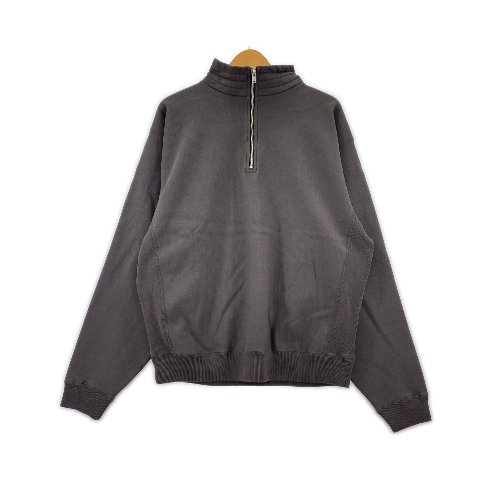 スウェット 25AW Zipper High Neck Pullover 3 カーキ