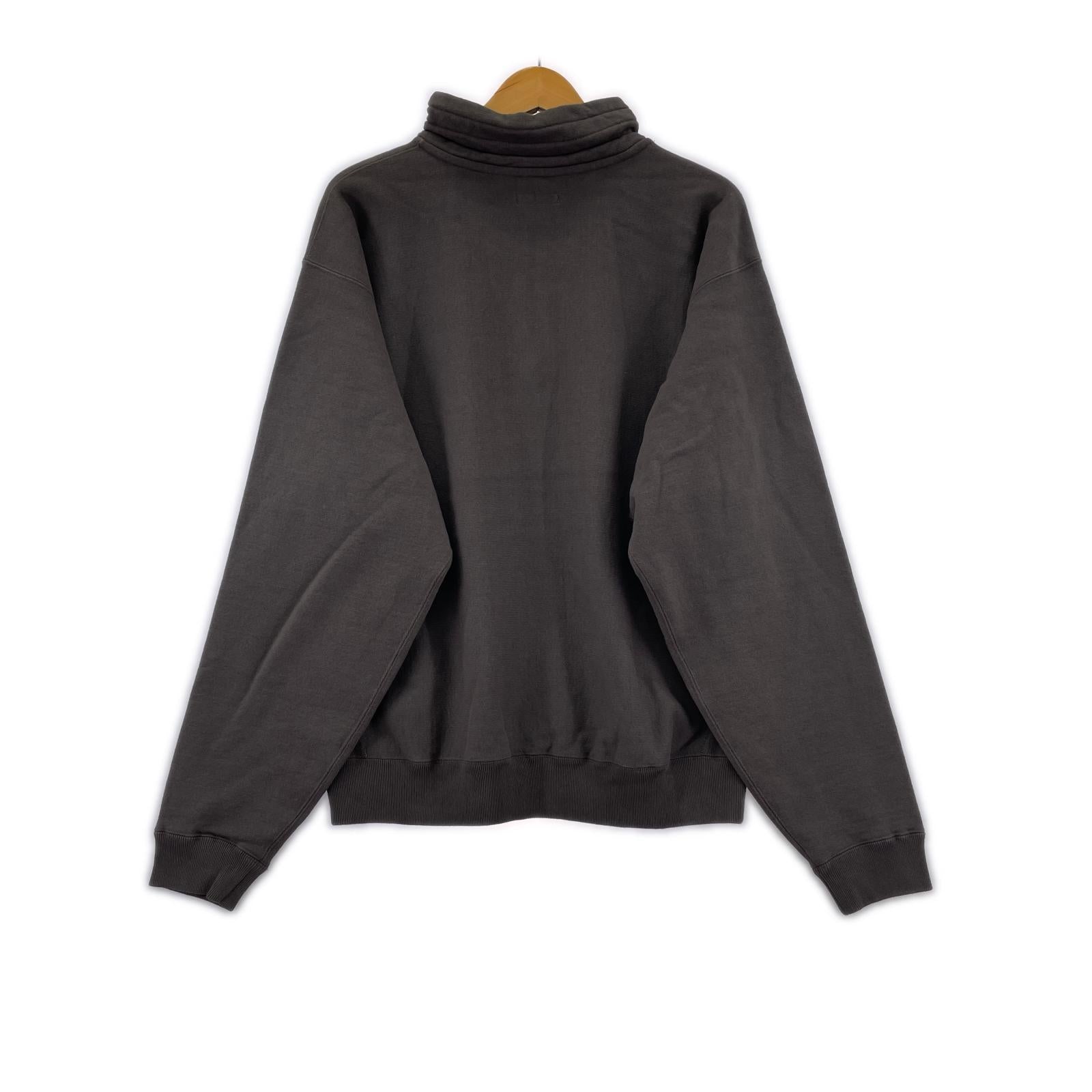 スウェット 25AW Zipper High Neck Pullover 3 カーキ