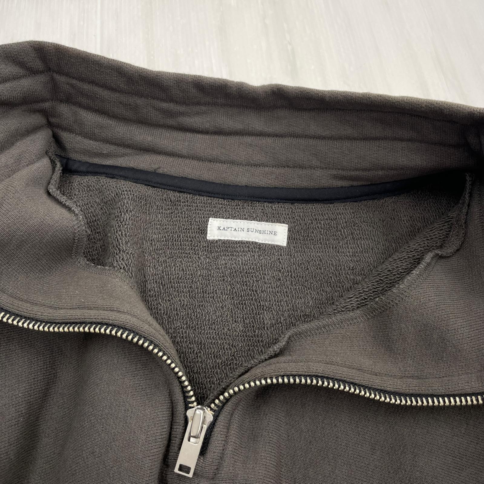 スウェット 25AW Zipper High Neck Pullover 3 カーキ