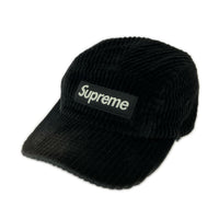 キャップ corduroy box logo 黒 ブラック