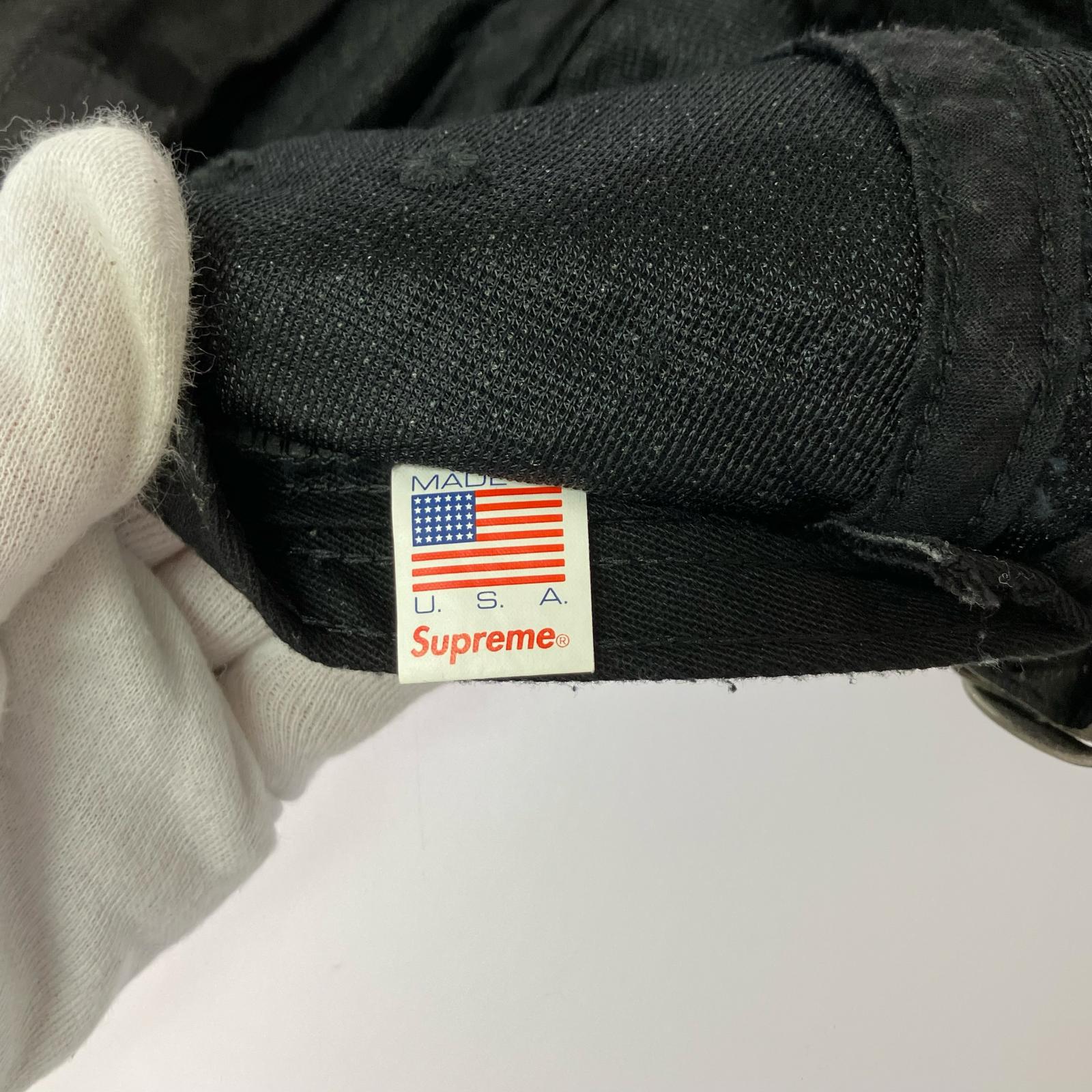 キャップ corduroy box logo 黒 ブラック
