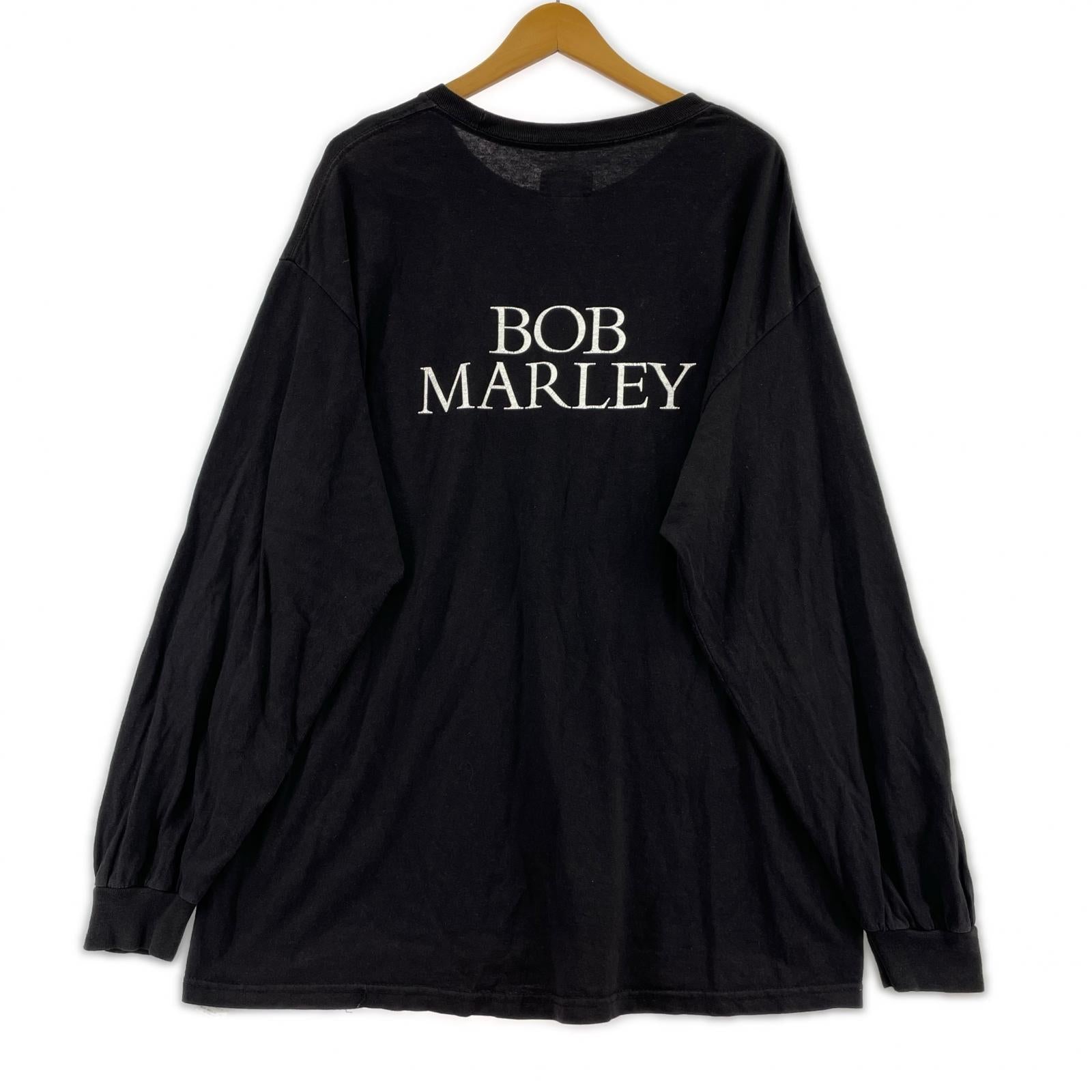 長袖Ｔシャツ BOB MARLEY L/S Tee 黒　XL ブラック