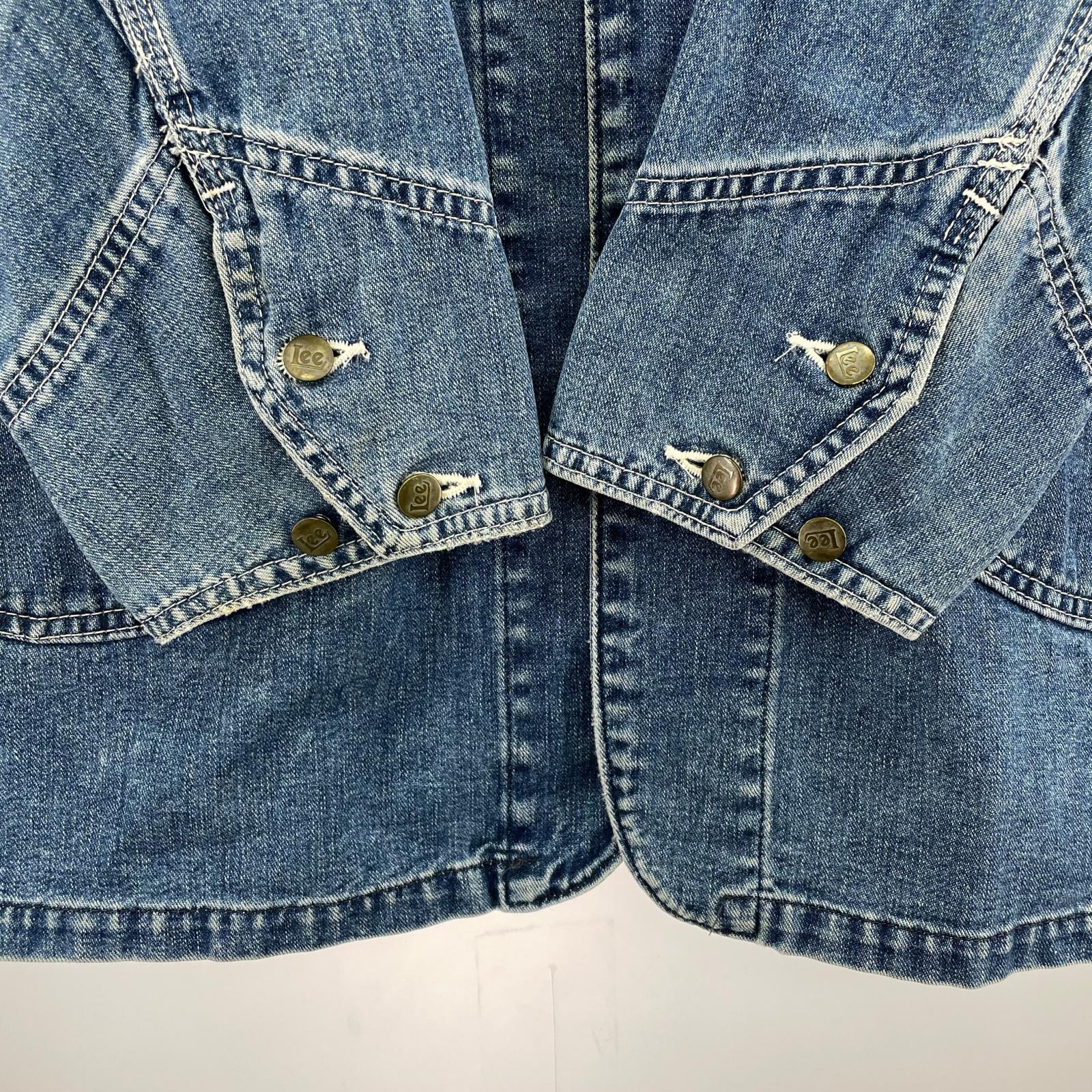 デニムジャケット 90s 復刻 ハウスタグ デニムカバーオール (L) L ブルー