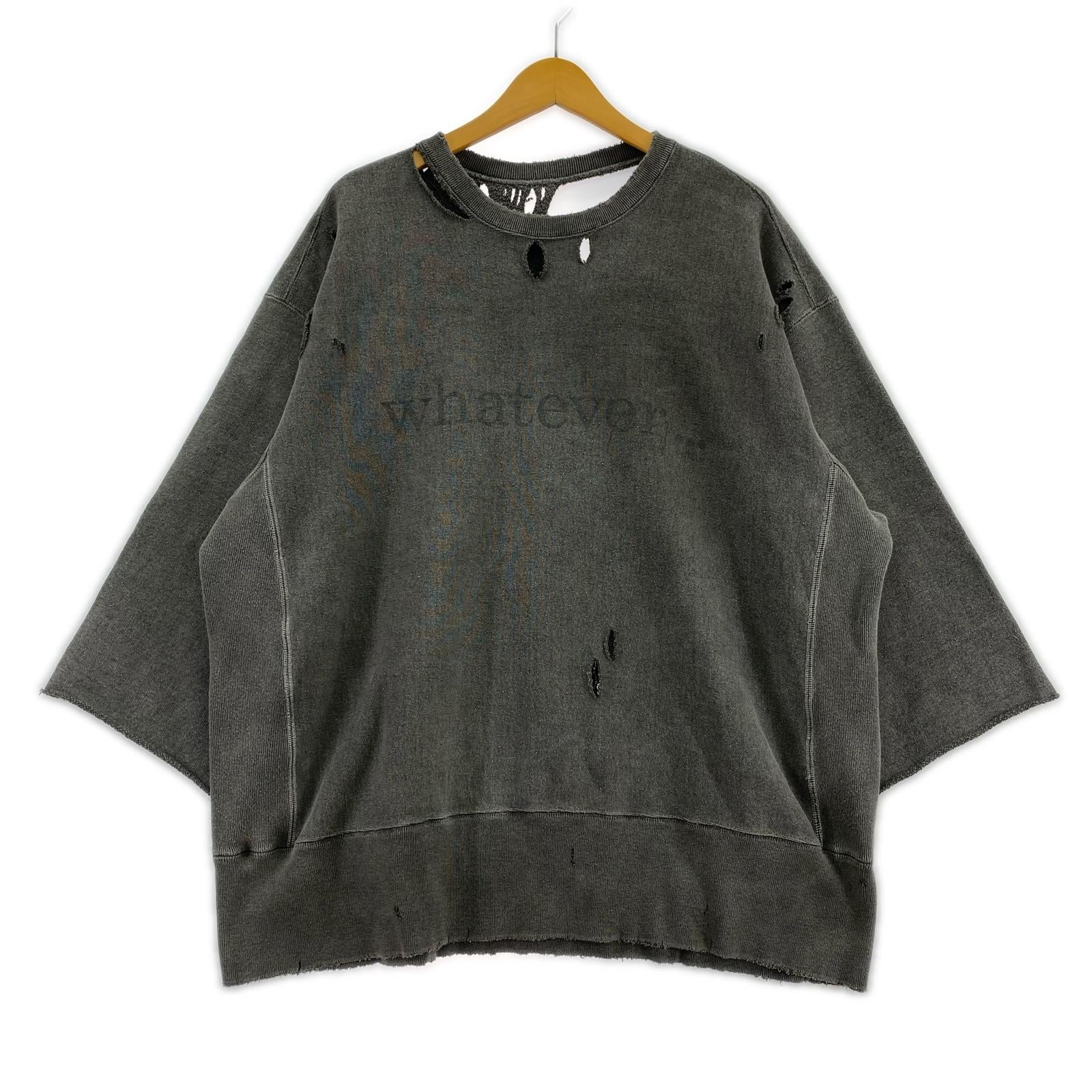 スウェット S/S CRASH CREWNECK 2 グレー