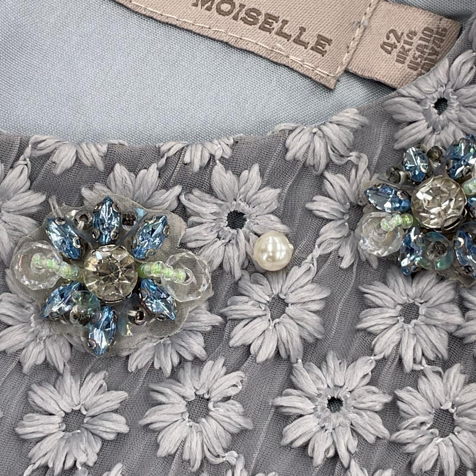 ワンピース MOISELLE 42 ブルー