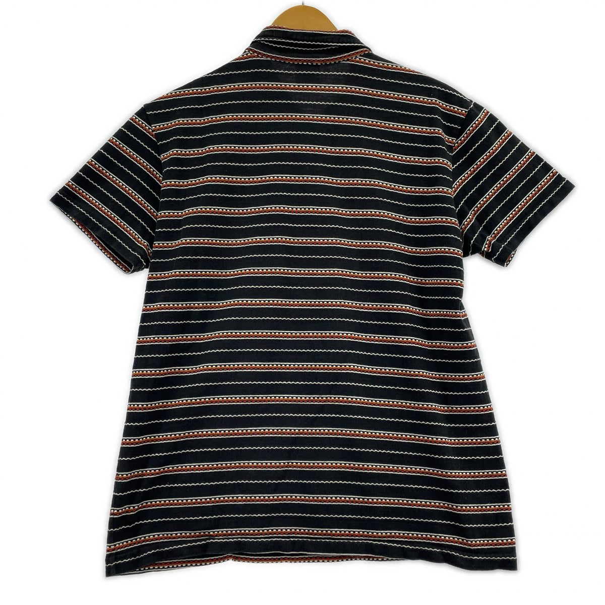 ポロシャツ S/S ﾎﾞｰﾀﾞｰ BLS K S ブラック