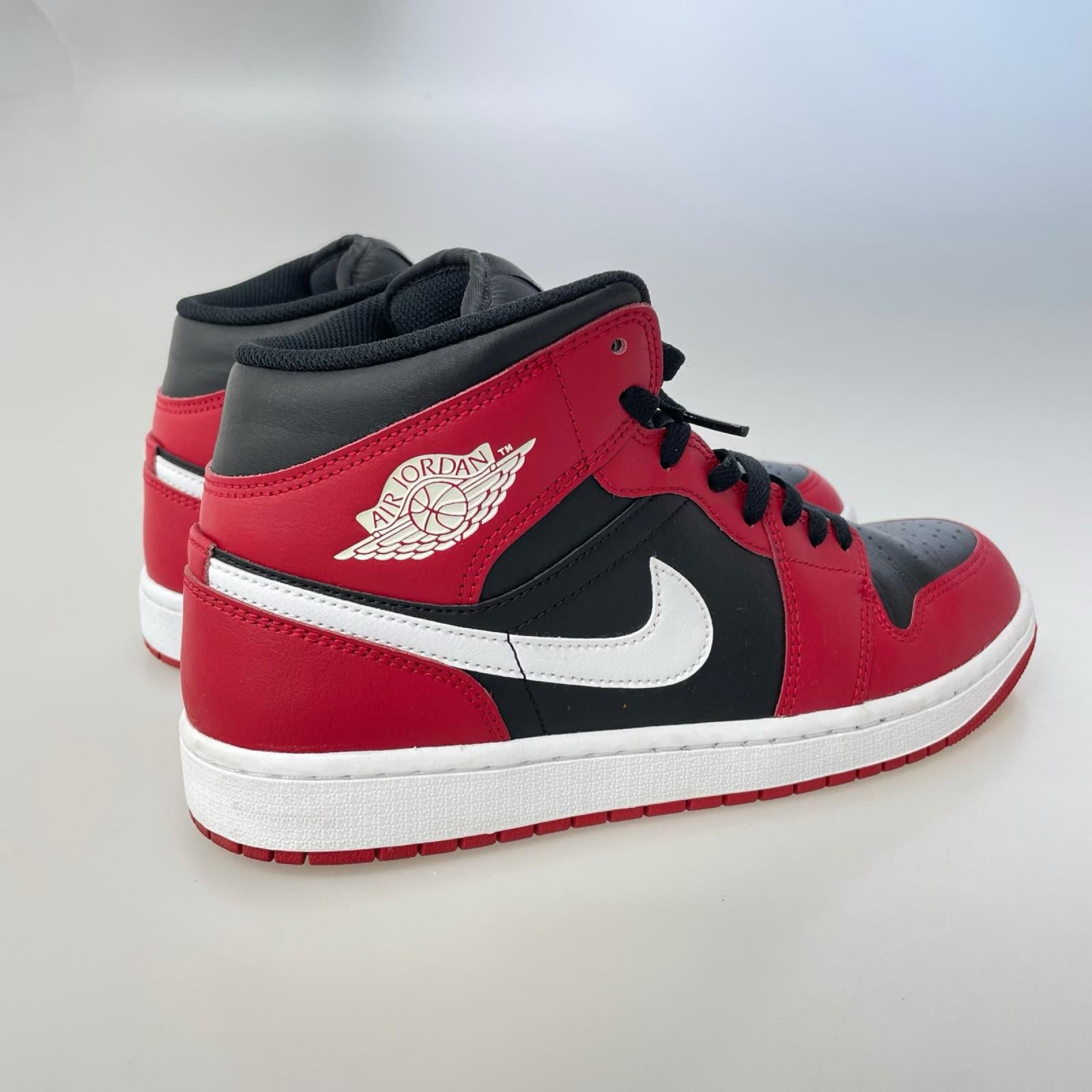 スニーカー jordan1 mid gym red/black 27.5cm 27.5cm (US9 1/2 UK9 EU45)
