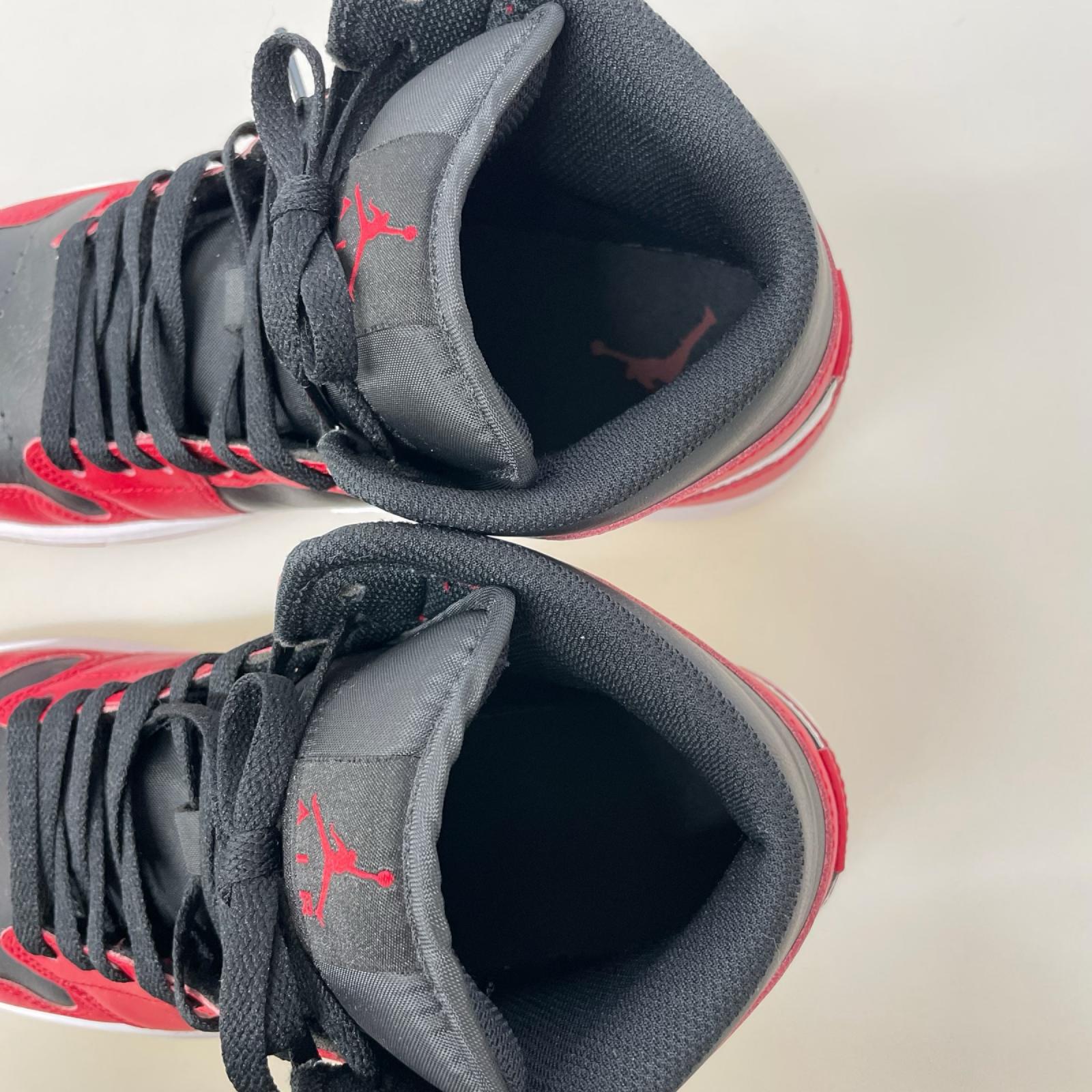 スニーカー jordan1 mid gym red/black 27.5cm 27.5cm (US9 1/2 UK9 EU45)