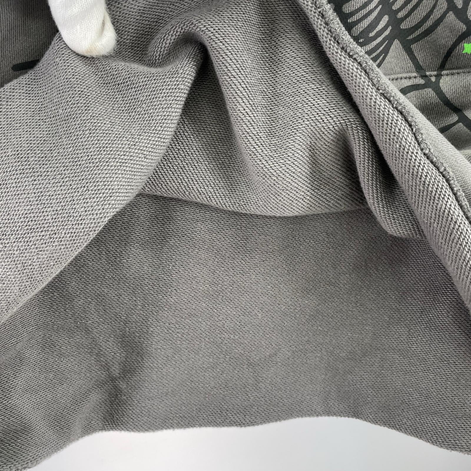 パーカー sp5der スパイダーフーディ　M M グレー