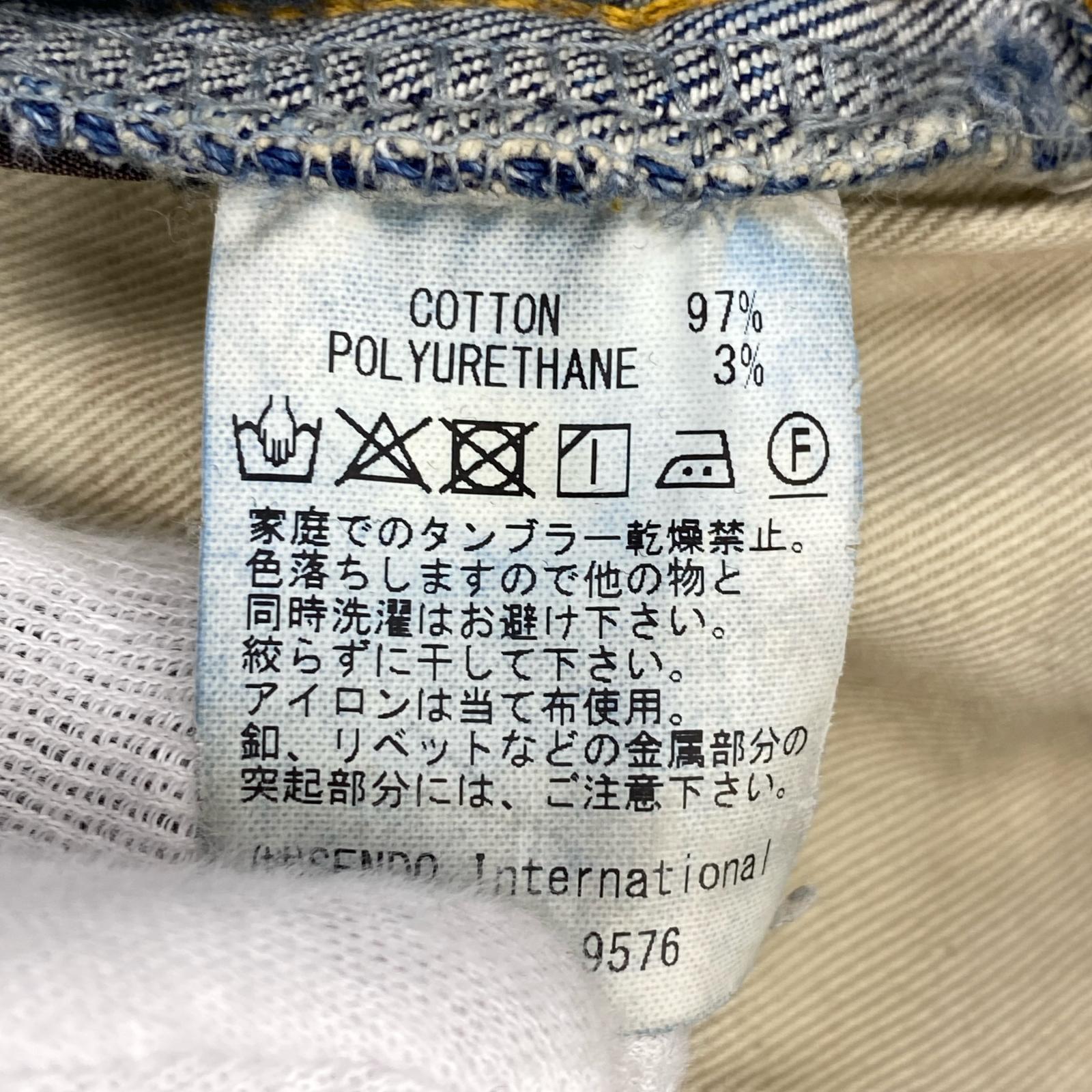 デニムパンツ MLVINCE インディゴ 32