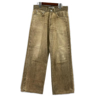 デニムパンツ 22AW THIRD CUT DIGITAL DUAL SAND DENIM ブラウン