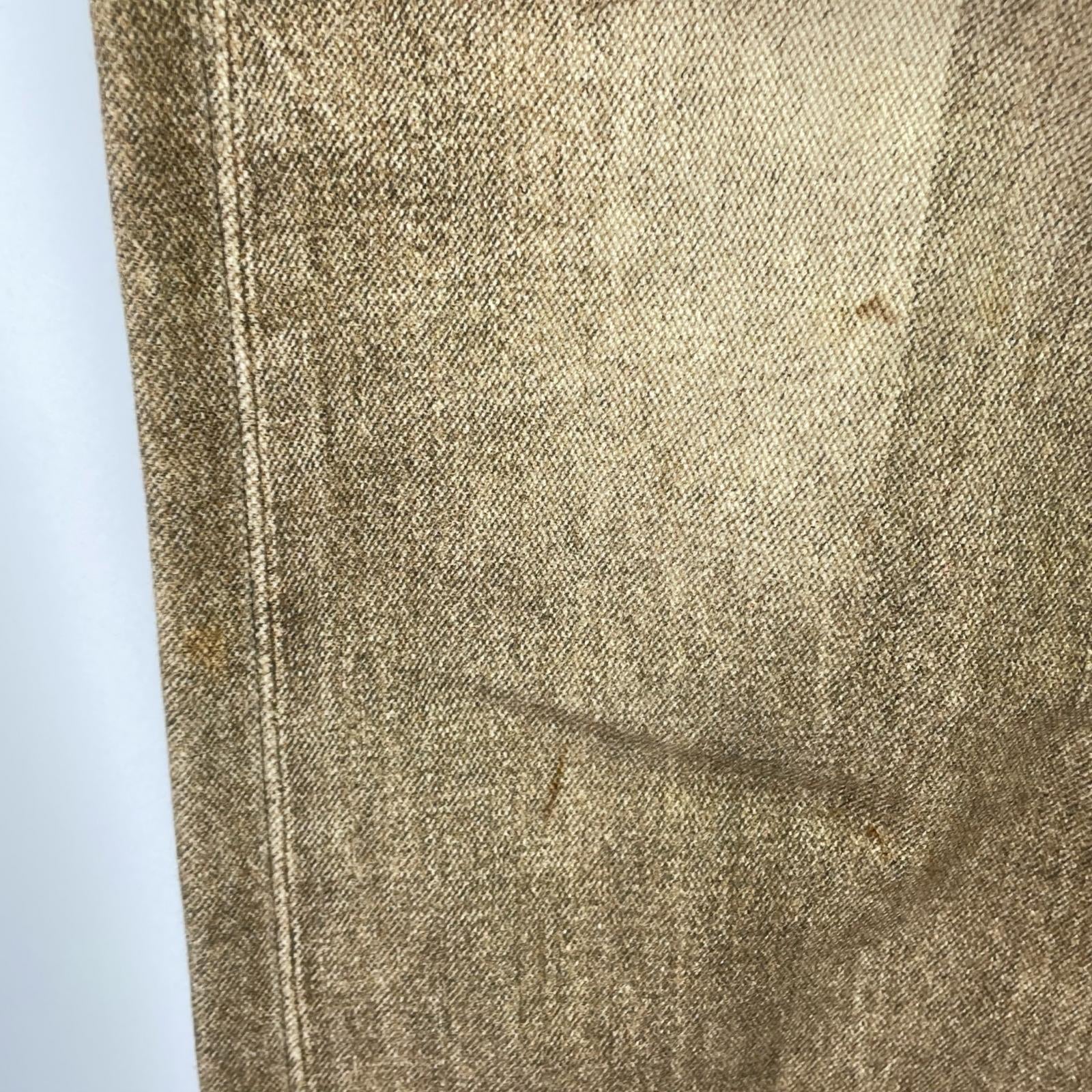 デニムパンツ 22AW THIRD CUT DIGITAL DUAL SAND DENIM ブラウン