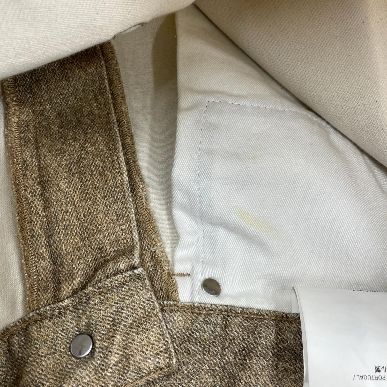 デニムパンツ 22AW THIRD CUT DIGITAL DUAL SAND DENIM ブラウン