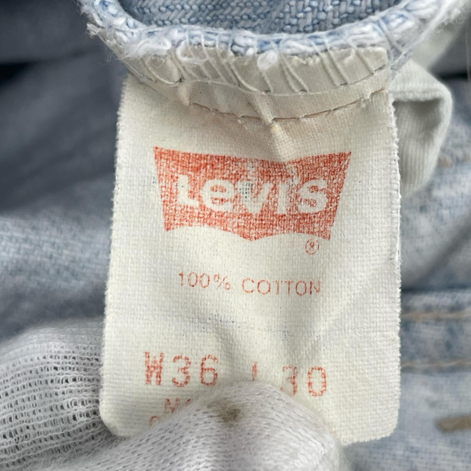 デニムパンツ 505-0217 USA製 36 ブルー