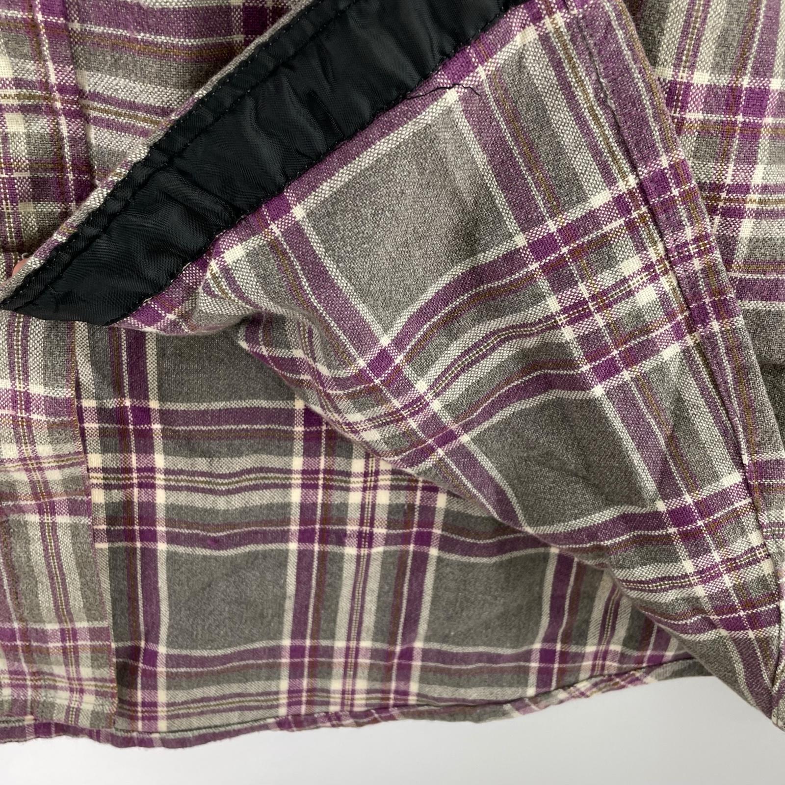 長袖シャツ 90s OLD STUSSY ヘビーネルシャツ　XL