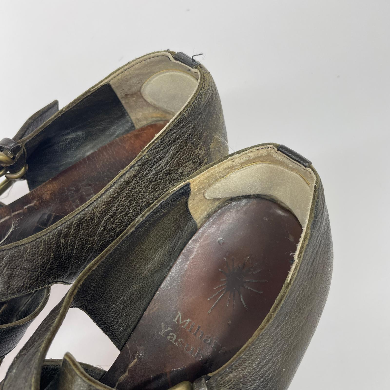シューズ VELCRO BELT DRESS SHOES 25.5cm (US7 1/2 UK7 EU41) ブラック