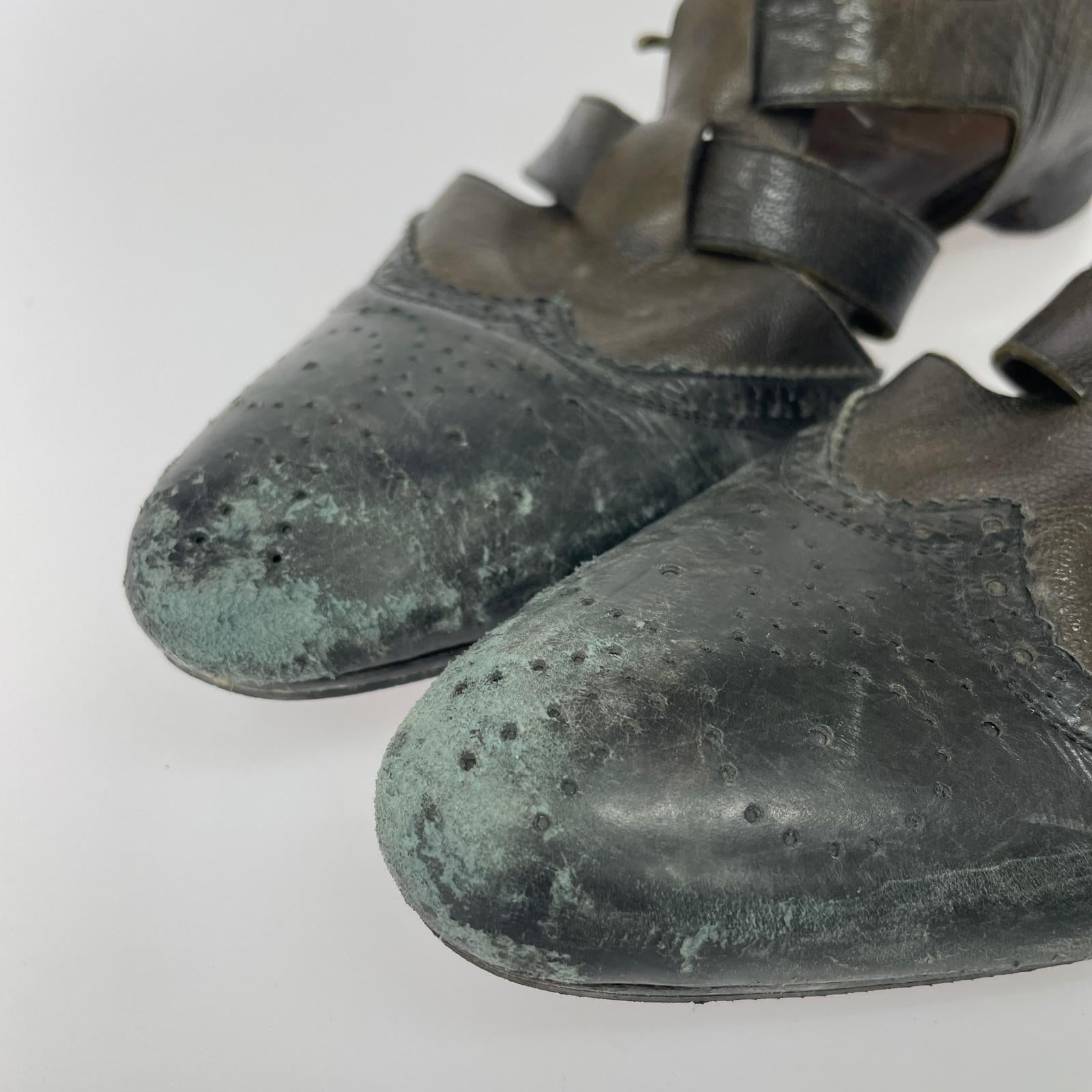 シューズ VELCRO BELT DRESS SHOES 25.5cm (US7 1/2 UK7 EU41) ブラック