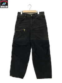 24SS デニムワークウェアパンツ 黒 (29) RM241M CCU HQD05W