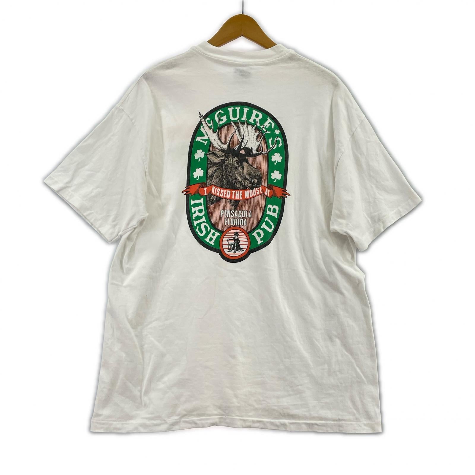 半袖Ｔシャツ HANES MCGUIRES　白　？ L ホワイト
